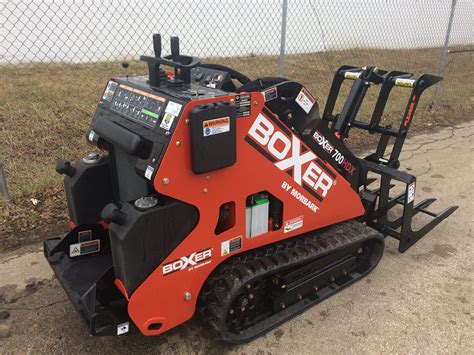 boxer skid steer trailer|used boxer mini skid steer.